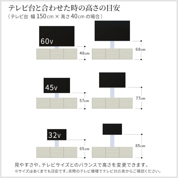 インテリアTVスタンド 手持ちのテレビ台をスタイリッシュにバージョンアップ WALLシリーズ