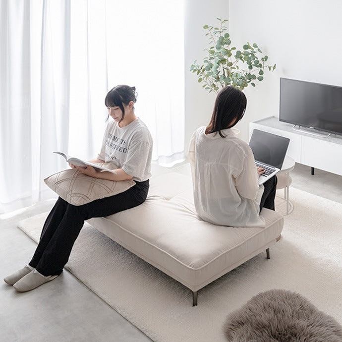 2way アイランドソファ 136x80cm 広々座面 リビング エントランス 待合室 シンプルモダン