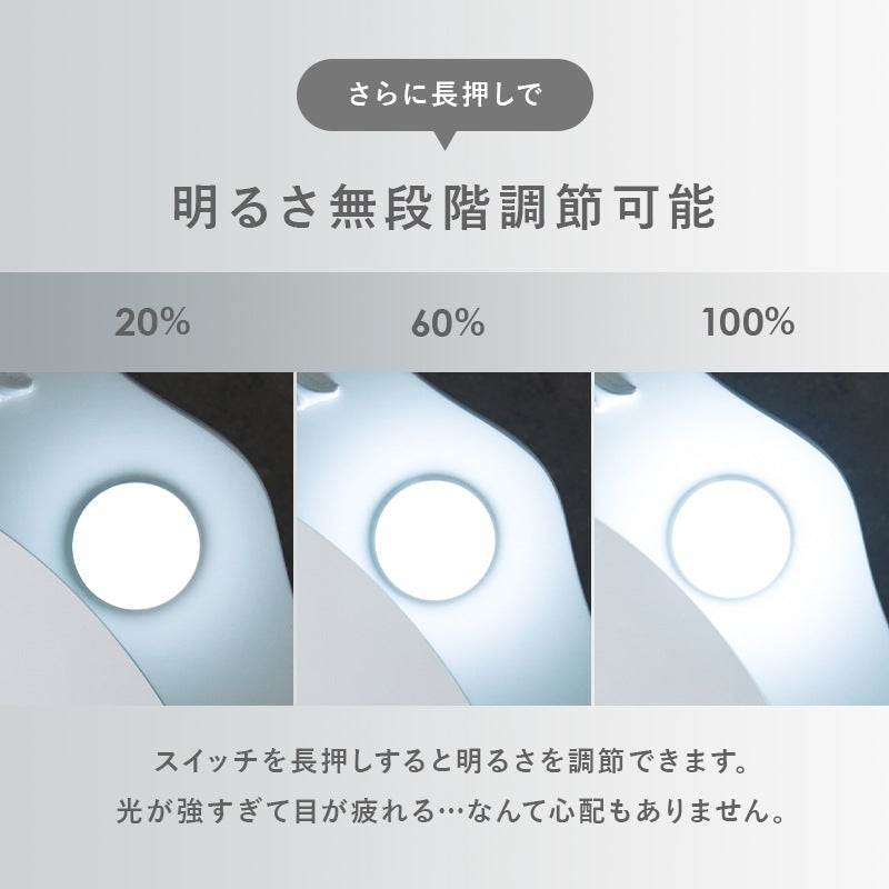 三面鏡 LED女優ドレッサー + スツールセット 3色切替 アンティークテイスト 収納多数