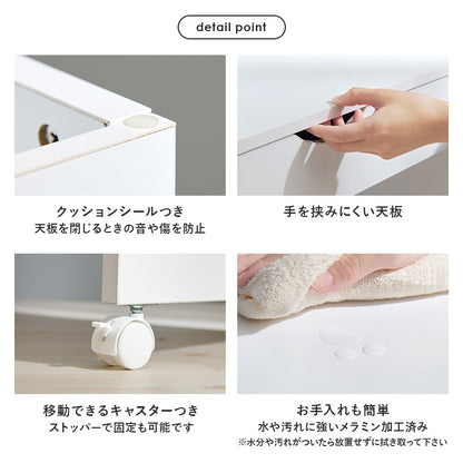 伸縮 LED 女優コスメワゴン 収納時はサイドテーブル 大容量収納 ミラー角度調整 メイクボックス 半完成品