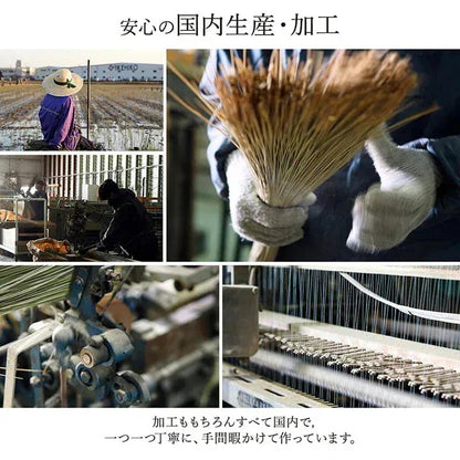 日本製 い草ラグ 191x300cm 和風モダン 抗菌防臭 カーペット 空気清浄効果