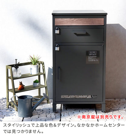 宅配ボックス付 ポスト 高級感 シンプル 大容量 郵便受け 据置型