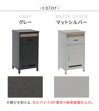宅配ボックス付 ポスト 高級感 シンプル 大容量 郵便受け 据置型