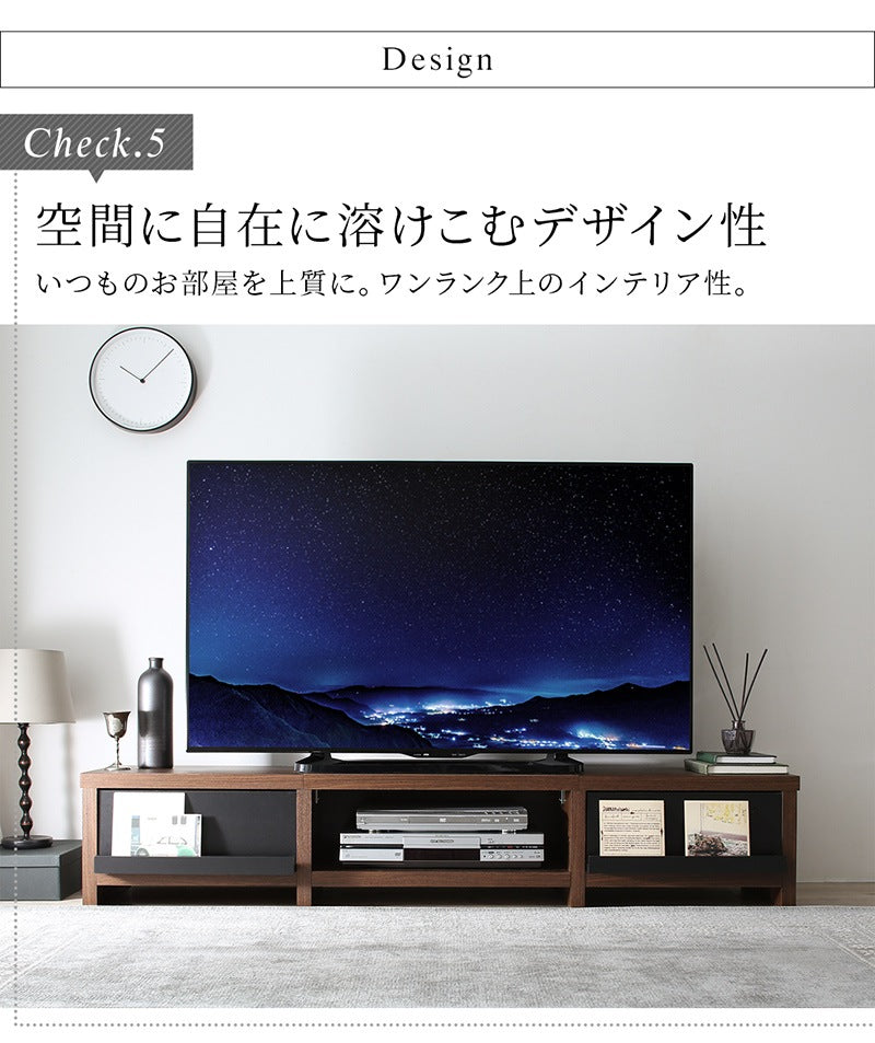 テレビ台 テレビボード 壁寄せ ローボード 幅150cm／180cm 高さ28cm 両サイド引き出し収納