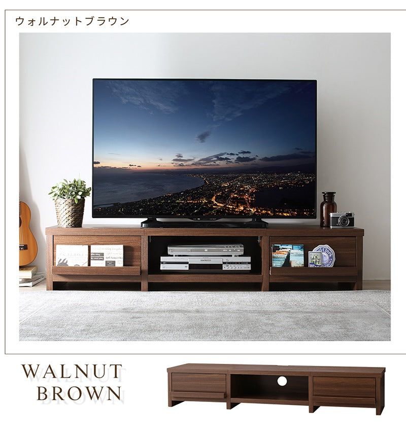 テレビ台 テレビボード 壁寄せ ローボード 幅150cm／180cm 高さ28cm 両サイド引き出し収納