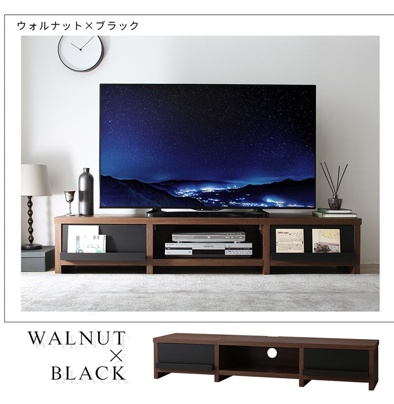 テレビ台 テレビボード 壁寄せ ローボード 幅150cm／180cm 高さ28cm 両サイド引き出し収納