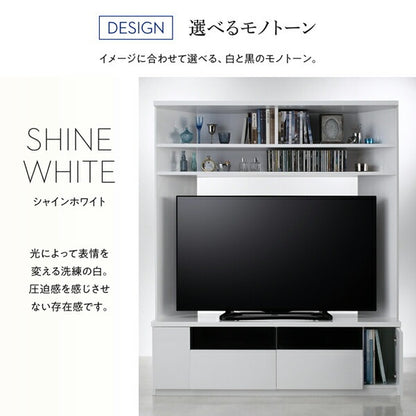 大型 ラグジュアリー 鏡面テレビボード 55インチまで対応 コーナーにも壁面にも