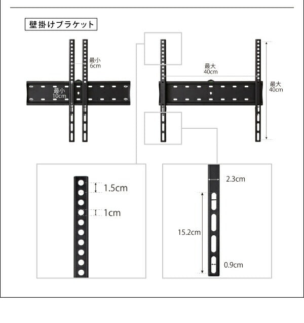 壁掛け機能付き ハイタイプ テレビボード 大容量収納 スタイリッシュ 55インチまで対応 ダークグレー強化ガラス 木目
