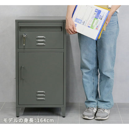 ポスト一体型 宅配BOX 雨や錆に強い ガタつき防止 アンカー／ワイヤー 印鑑ケース