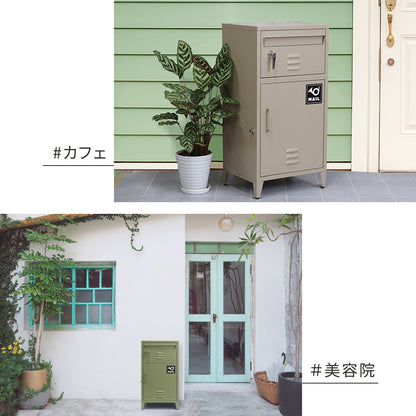 ポスト一体型 宅配BOX 雨や錆に強い ガタつき防止 アンカー／ワイヤー 印鑑ケース