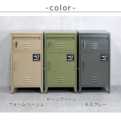 ポスト一体型 宅配BOX 雨や錆に強い ガタつき防止 アンカー／ワイヤー 印鑑ケース