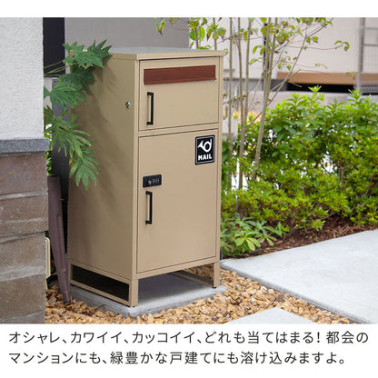 大容量 ポスト一体型 宅配BOX ゼロリターンキー 雨や錆に強い ガタつき防止 アンカー／ワイヤー 印鑑ケース