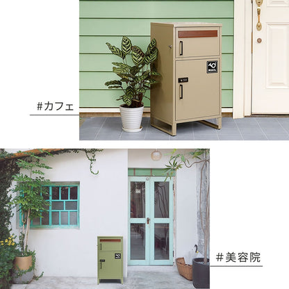 大容量 ポスト一体型 宅配BOX ゼロリターンキー 雨や錆に強い ガタつき防止 アンカー／ワイヤー 印鑑ケース