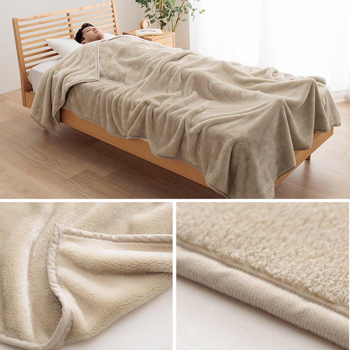 洗える スリット入り毛布 シングル 超ロングサイズ 140x260cm スマホ操作も暖かく