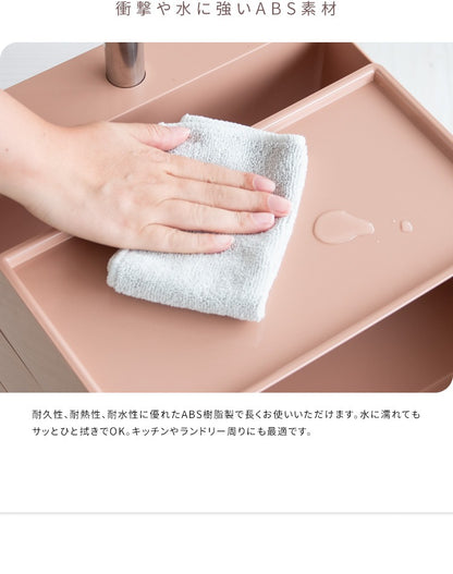 多段トローリーワゴン 360度回転 ベビーワゴン コスメワゴン 完成品 キャスター移動