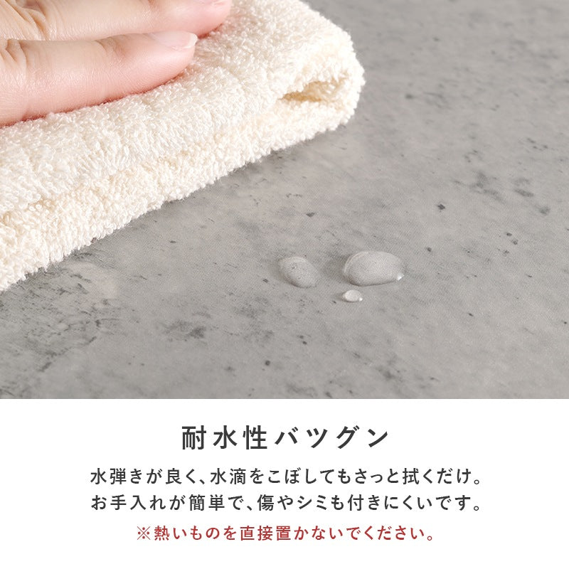 2段サイドテーブル 直径30cm ソファサイドテーブル ベッドサイドテーブル 木目／石目