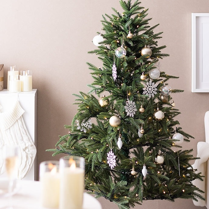 クリスマス用 オーナメントセット 50点 クリスマスツリー 飾り ボール型／雪の結晶／電球型
