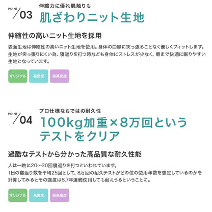 シングルベッド + マットレスセット ローベッド 幅広フレーム ヘッドボードタイプ 2口コンセント付き ポケットコイルマットレス