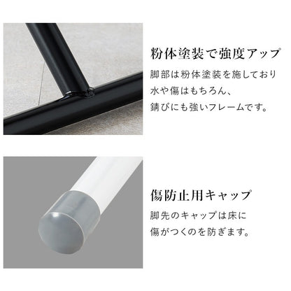 高さ5段階 リフティングテーブル 100x50cm 折りたたみ収納 ハイローテーブル