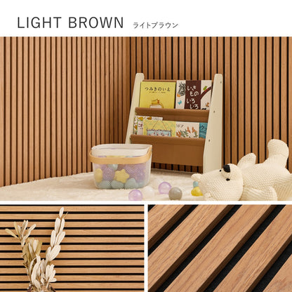 かんたん施工 ウォールパネル 吸音パネル 防音 ブラウン DIY 6枚セット（1枚あたり80x30cm）