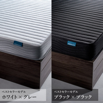 シングルマットレス S 単品 ニット生地 3Dサイドメッシュ 高通気性 軽量