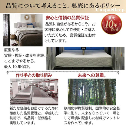 キングマットレス K 単品 ニット生地 3Dサイドメッシュ 高通気性 軽量