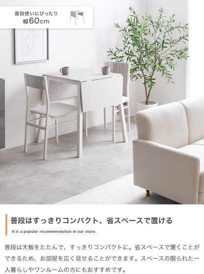 伸縮ダイニングセット (伸縮テーブル + チェア2脚) 来客用 カフェテーブル 耐水