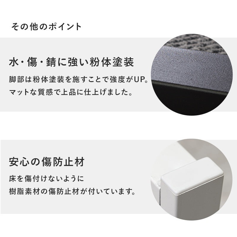 フリーテーブル 90x50cm 耐水ローテーブル 重厚感 スタイリッシュ センターテーブル