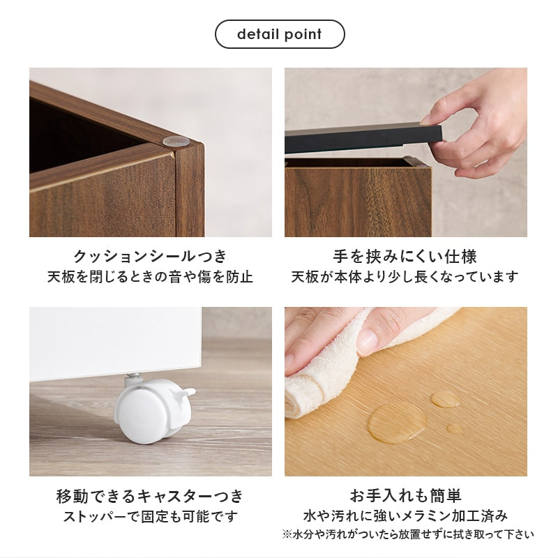 大容量コスメワゴン 移動式 ワイドミラー＆キャスター付き 多機能 メイク収納