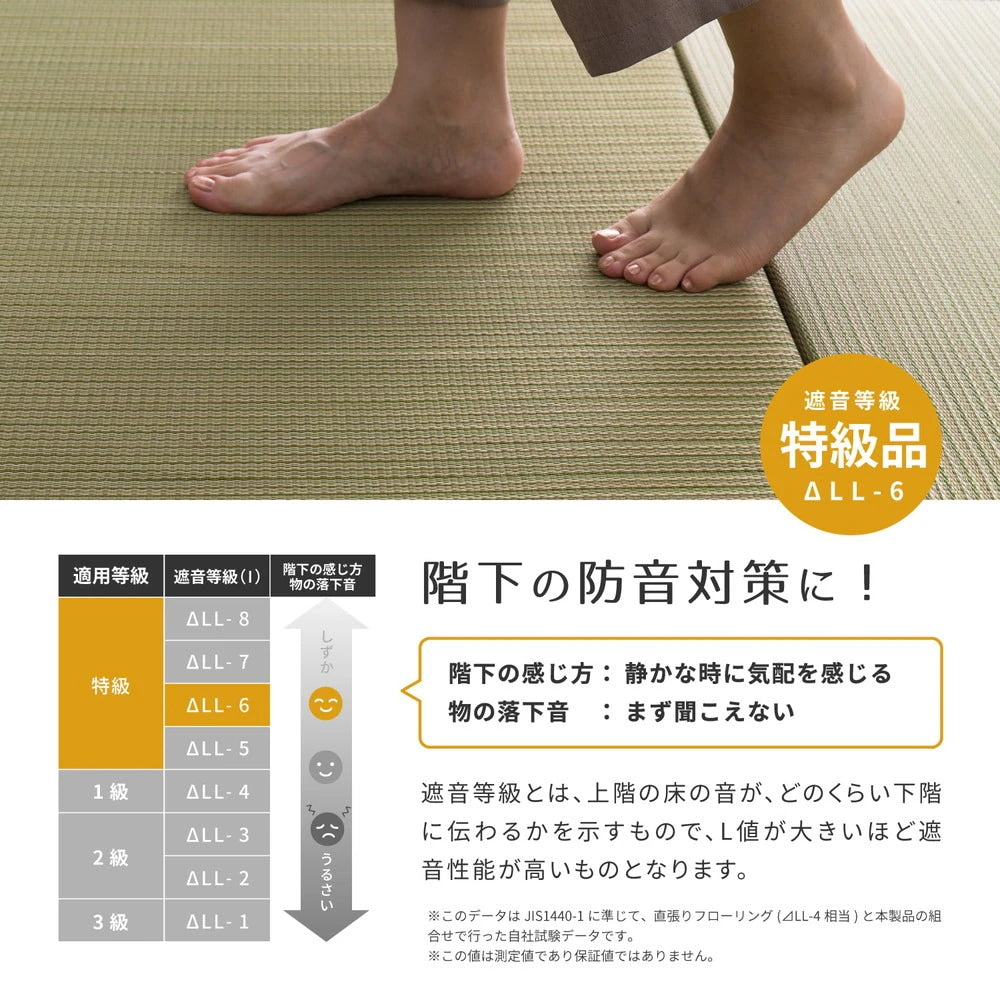 置き畳 9枚セット （1枚あたり82x82cm） 天然い草100% お手軽に和室スペース 軽量で持ち運びラクラク