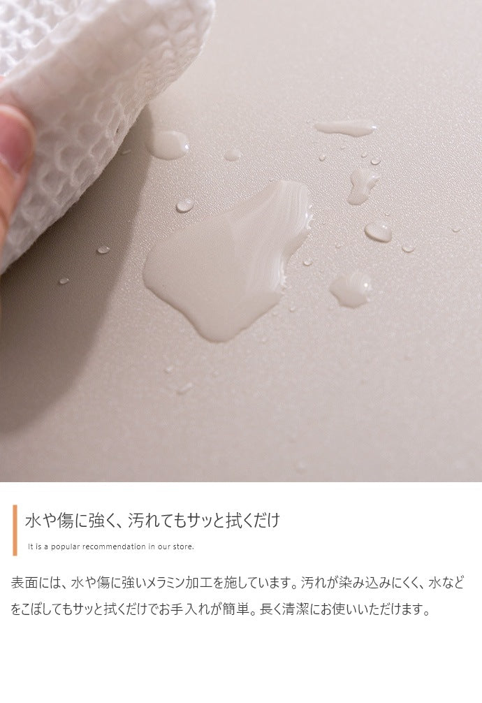マガジンラック付き 丸型ダイニングテーブル 2人用 カフェテーブル 直径72cm