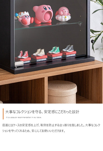 卓上 コレクションケース 60x40cm ガラス扉 ショーケース