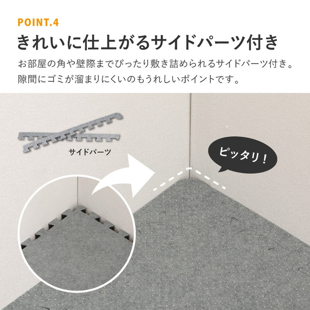 低反発 ラグの下敷き ジョイント アンダーラグ 厚み増し 保温 滑り止め