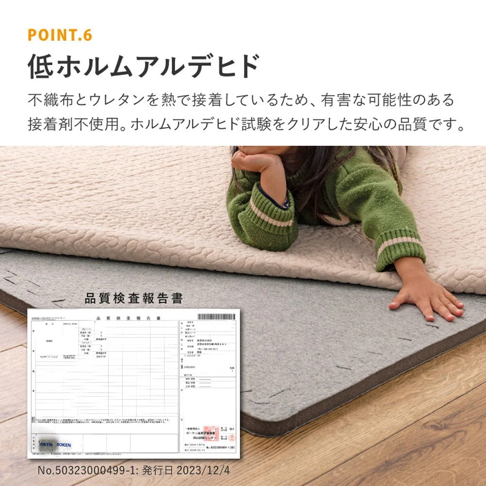 低反発 ラグの下敷き ジョイント アンダーラグ 厚み増し 保温 滑り止め
