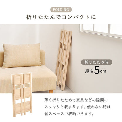 持ち運びカンタン 折りたたみ式ラック 幅50cm 3段 どこでも使える移動ラック 天然木パイン材
