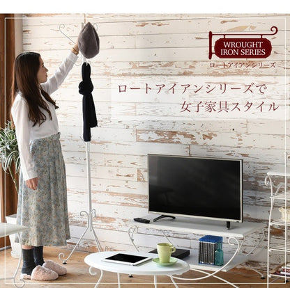 アンティーク調 ポールハンガー 軽量で持ち運びカンタン 玄関ガタつき調整 コートハンガー ハンガーツリー