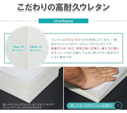 クイーンベッド + グレーマットレスセット 引き出し収納 コンセント ヘッドボード 高反発マットレス