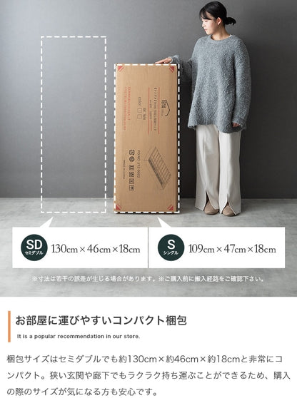 シングルベッド 収納付き 引き出し2杯 メッシュ パイプフレーム ホワイト ブラック 一人暮らし