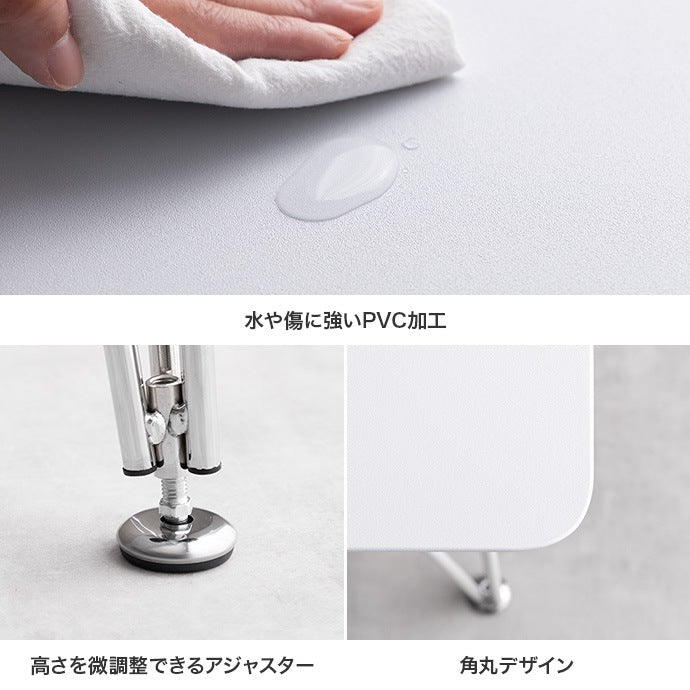 【単品】Studio ダイニングテーブル 幅75cm 洗練デザイン×選べる脚カラー おしゃれなコンパクトサイズ