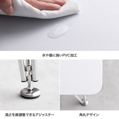 【単品】Studio ダイニングテーブル 幅75cm 洗練デザイン×選べる脚カラー おしゃれなコンパクトサイズ