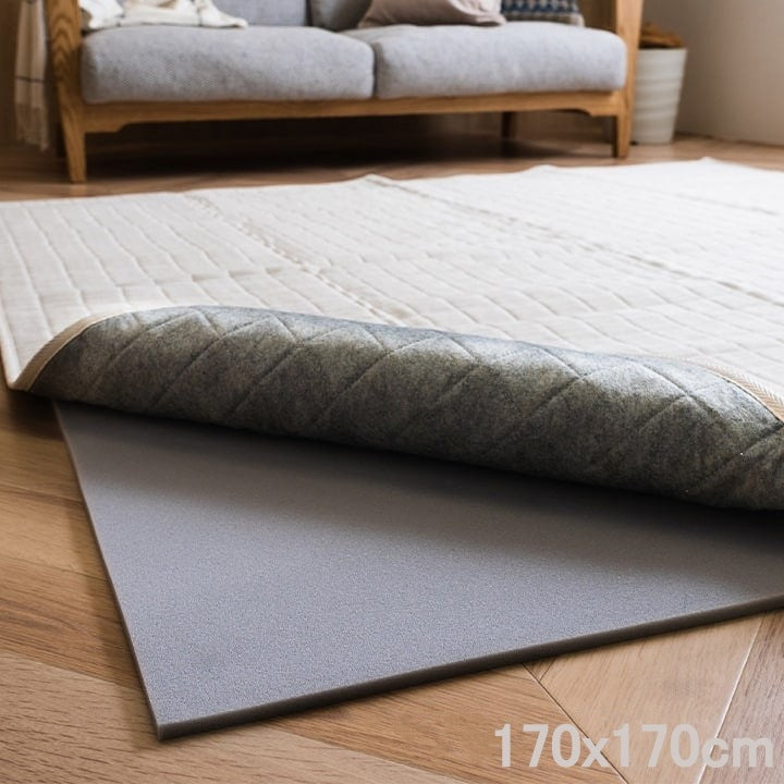 手持ちのラグをボリュームアップ 滑り止めウレタンシート 170x170cm フリーカット 丸洗い可能