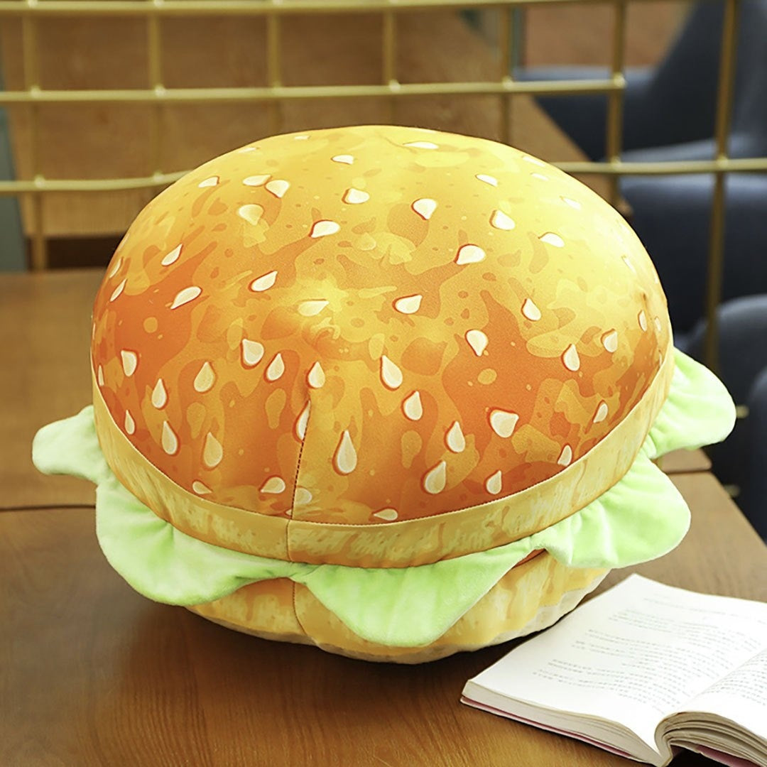 2way ハンバーガー座椅子／クッション ぬいぐるみ 抱き枕