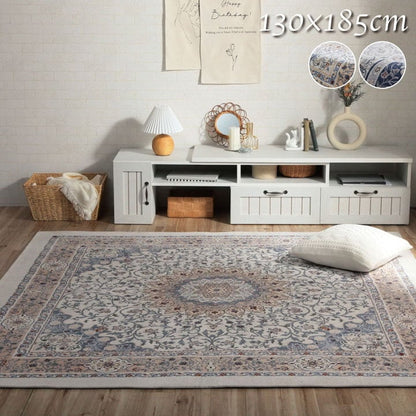 ジャガード織カーペット 130x185cm 絨毯 ホットカーペット対応 オールシーズン 滑り止め
