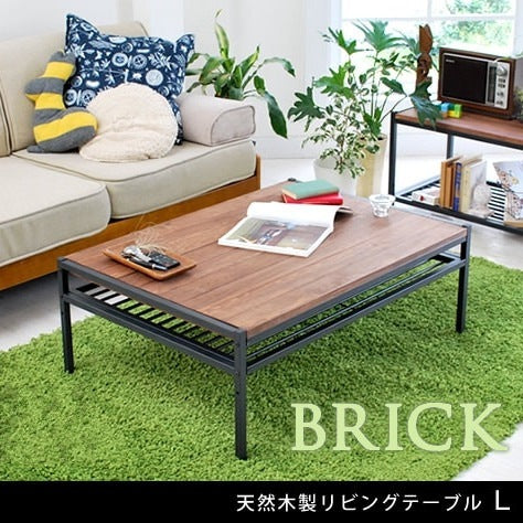 天然木 ローテーブル L 95x68cm パイン材 リビングテーブル