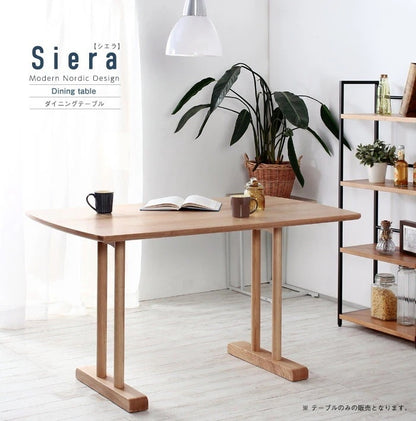 ダイニングテーブル 北欧デザイン コンパクト 幅120cm ダイニングシリーズSiera 日時指定不可