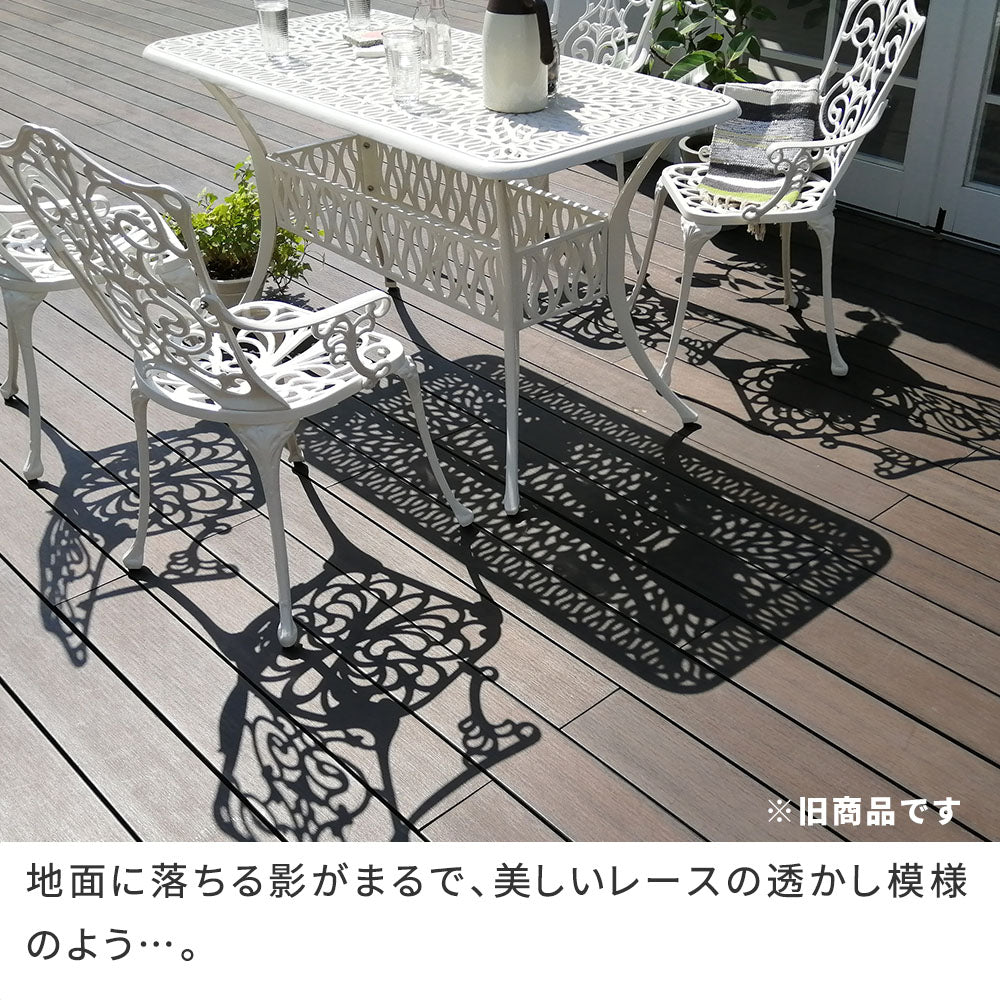 アルミ製アームチェア 2脚セット 軽量＆高耐久／屋内外兼用 シンプルモダンデザイン