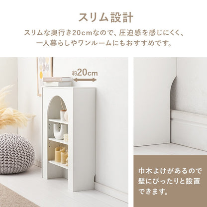 収納ラック マントルピース型 幅60cm ライト スピーカー対応 大人可愛い おしゃれ コンパクト