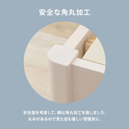 セミダブルベッド 天然木パイン材 工具不要 簡単組立 シンプル ベッドフレーム 一人暮らし 新生活