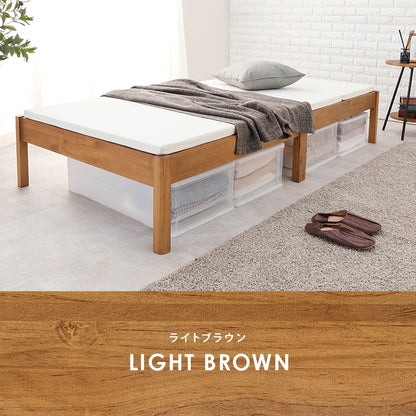 シングルベッド かんたん組立 工具不要 ネジなし コンセント付き 引越し 模様替え 一人暮らし