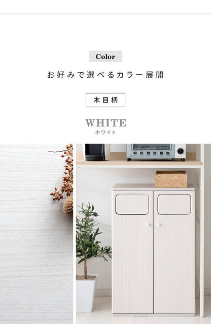 ダブルダストボックス 45L＋45L 分別 ゴミ箱に見えないゴミ箱 プッシュ式